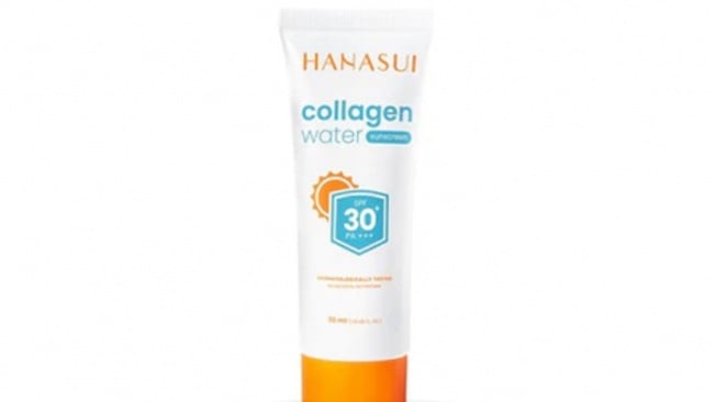 Hanasui Collagen Water Sunscreen SPF 30 (Shopee)