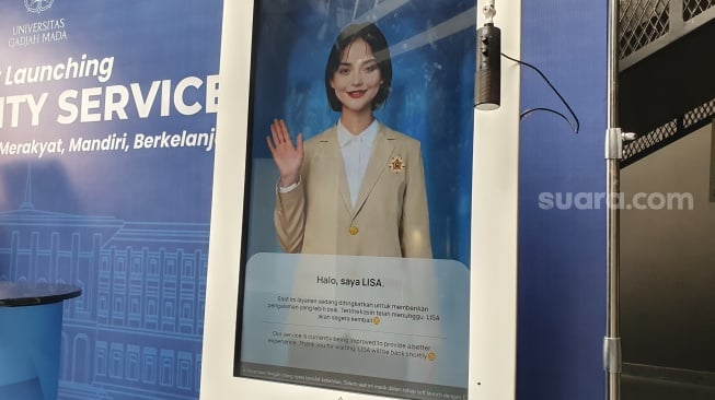Layanan AI milik UGM, LISA yang tak bisa digunakan pada Jumat (5/12/2025). [Suara.com/Hiskia]