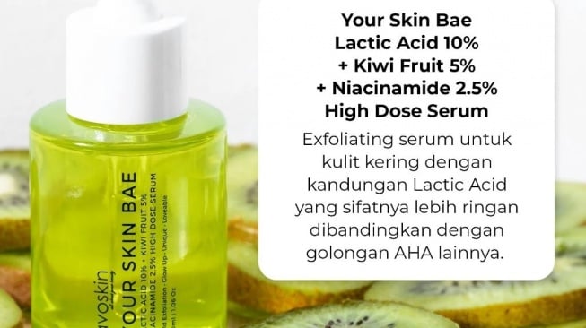 Avoskin Your Skin Bae Lactic Acid 10% + Kiwi Fruit 5% + Niacinamide 2,5% (Shopee/Avoskin Official Shop)