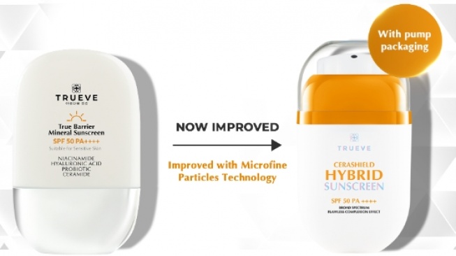 TRUEVE Cerashield Hybrid Sunscreen SPF 50 PA++++ (shopee)