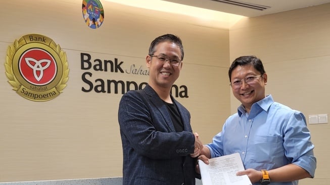 Dozn dan Bank Sahabat Sampoerna. (Dok. Dozn)