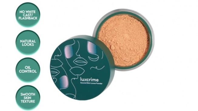 Luxcrime Second Skin Loose Powder (Shopee)