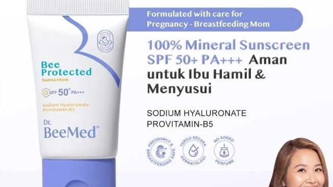 Physical Sunscreen Aman untuk Ibu Hamil. (Shopee)