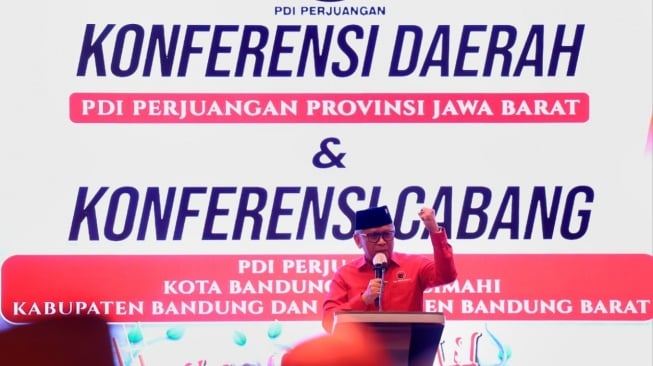 Konferda PDIP Jabar, Hasto Tekankan Politik Lingkungan sebagai Jalan Perjuangan