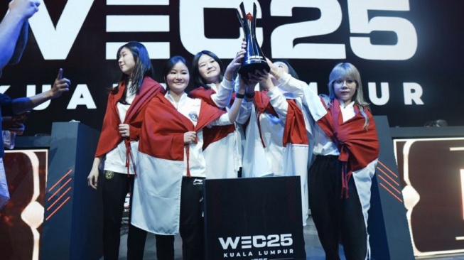 Pertahankan Gelar, Timnas MLBB Putri Indonesia Sukses Juarai IESF WEC 2025