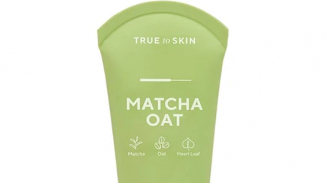 True To Skin Matcha Oat Gentle Cleanser (Shopee)