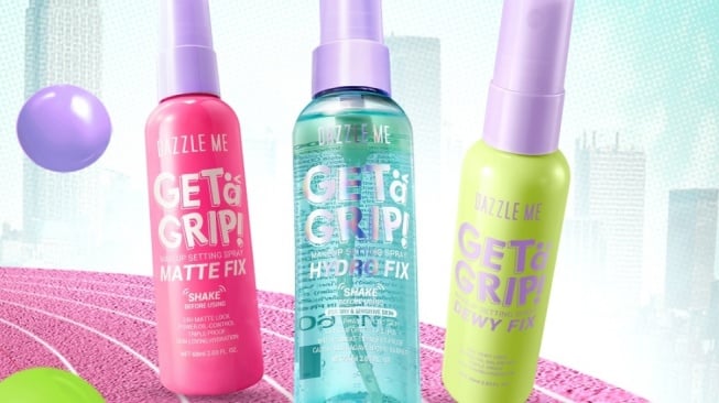 setting spray lokal untuk kulit berminyak