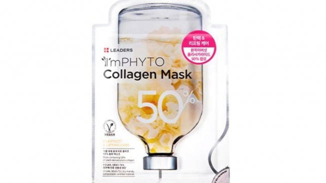 Masker kolagen untuk anti aging. (Shopee)