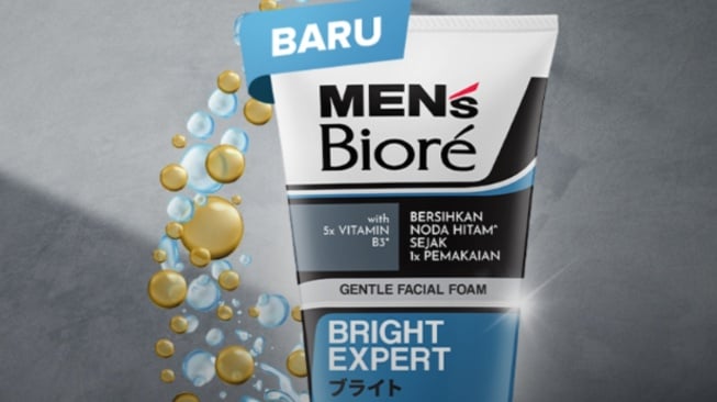 Kao Biore Facial Foam Men's Bright Expert.