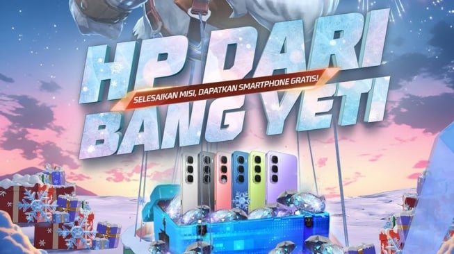 Hadiah di event Winterlands Dreamspace Free Fire (Instagram/freefirebgid)