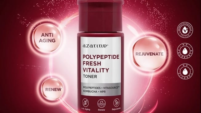 Azarine Polypeptide Fresh Vitality Toner (Shopee/@Azarine Official Store)