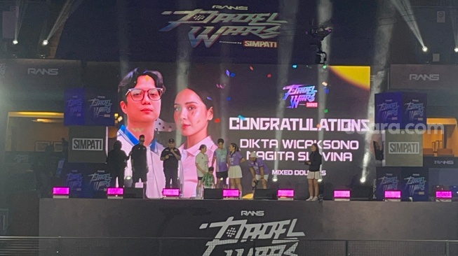 Pagelaran Padel Wars yang digelar Raffi Ahmad di Mahaka Square, Jakarta Utara pada Sabtu, 6 Desember 2025 [Suara.com/Rena Pangesti]