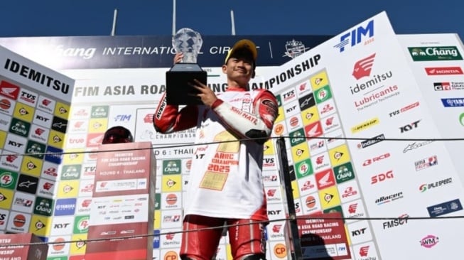 Tradisi Emas Berlanjut, Honda CBR250RR dan Fadillah Arbi Tak Terlawan di Asia Road Racing 2025 (Dok. AHM)