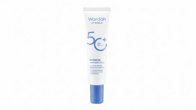 Wardah UV Shield Physical Sunscreen Serum SPF 50+ PA++++ (Shopee)