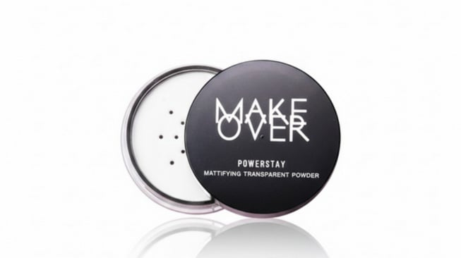 MAKE OVER Powerstay Mattifying Transparent Powder (Shopee)