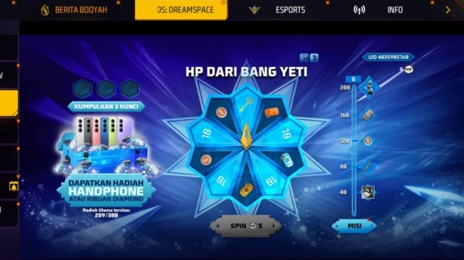 Event Winterlands di Free Fire. (ist)