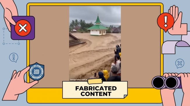 cek fakta masjid yang selamat saat banjir di Sumatera