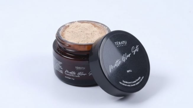 TERATU BEAUTY Matte Blur Set Translucent Loose Powder (Shopee)