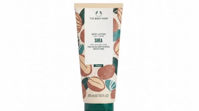 The Body Shop Shea Body Lotion (Shopee)