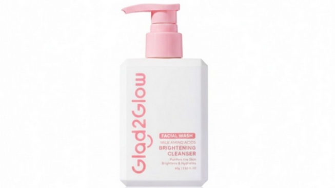 Glad2Glow Milk Amino Acid Gentle Cleanser Brightening (Shopee)