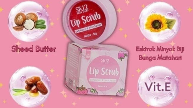 Pilihan lip scrub harga terjangkau. (Shopee)