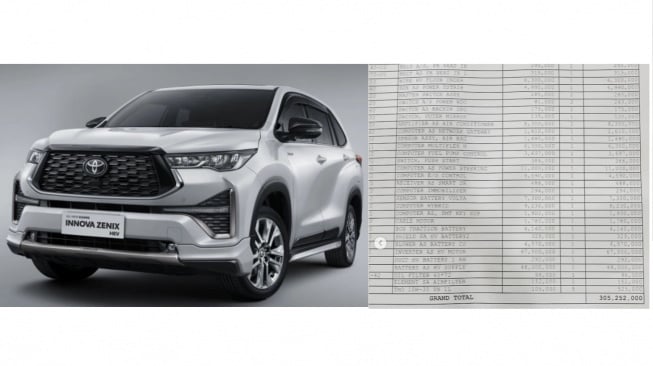Terendam Banjir Sumatera, Tagihan Innova Zenix Hybrid Tembus Rp305 Juta! Kok Bisa Semahal Itu?