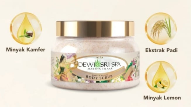 Dewi Sri Spa Whitening Body Scrub 