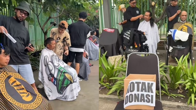 Komunitas Tukang Cukur Galang Donasi Lewat Jasa Cukur Berbayar Sukarela