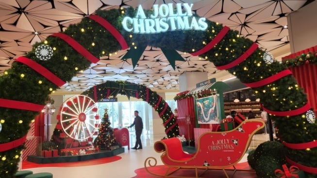 Intip Keseruan Natal di Grand Indonesia: Mulai dari Ferrish Wheel Pop Mart sampai Diskon Hingga 80% (Suara.com/Dinda)