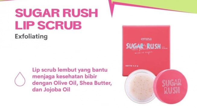 Pilihan lip scrub harga terjangkau. (Shopee)