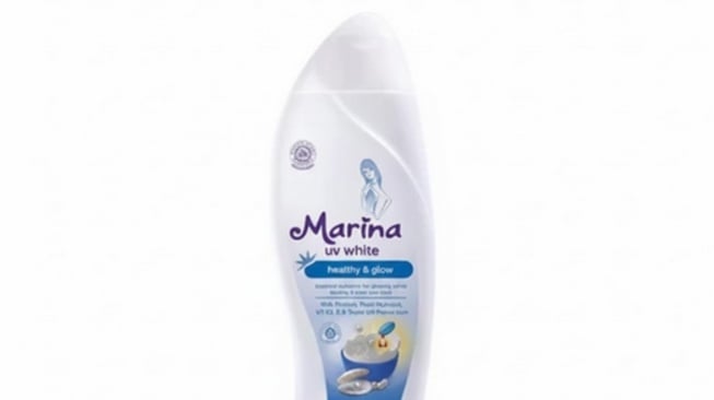 Marina Hand Body Lotion UV White–Healthy and Glow (Shopee)