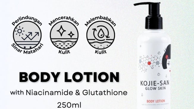 Body lotion yang bagus untuk mengatasi kulit belang. (Shopee)