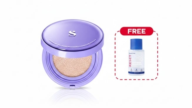 Somethinc CoverBlur Pro Filter Breathable Cushion SPF 40 PA++++ (Shopee)
