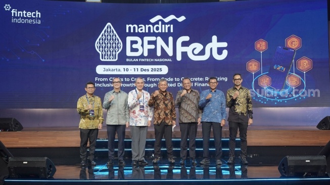 Mandiri BFN Fest 2025 resmi dibuka, Jakarta, Rabu (10/12/2025). [Suara.com/Fakhri]