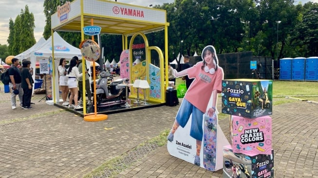 Tampilan Fashionable Yamaha Fazzio Hybrid Jadi Magnet Bagi Para Gen Z. (Foto: YIMM)