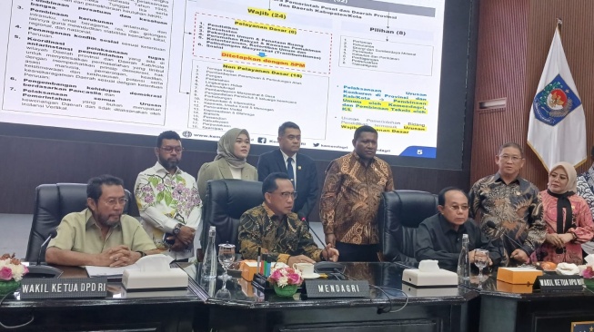 Komite I DPD RI dan Kemendagri Bahas Isu Strategis Daerah Sampai Percepatan Pembangunan Papua