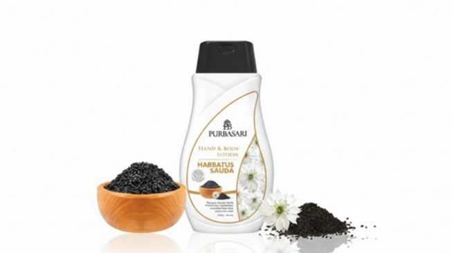 Purbasari Hand & Body Lotion Habbatussauda (Shopee)
