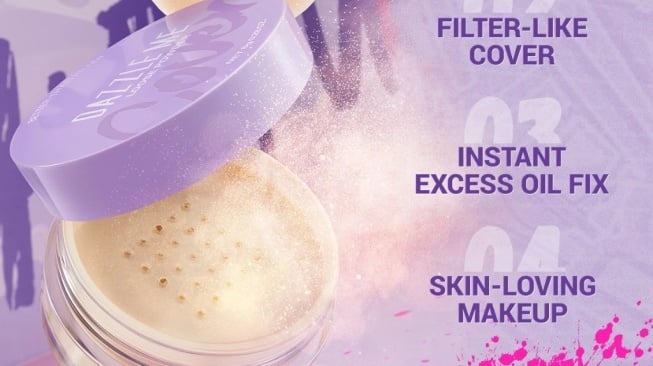Dazzle Me Better Than Filter Fixed Loose Powder (Shopee/DAZZLE ME Official Shop)