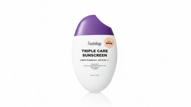 Facetology Triple Care Sunscreen Tinted SPF 50 PA++++ (Brand)