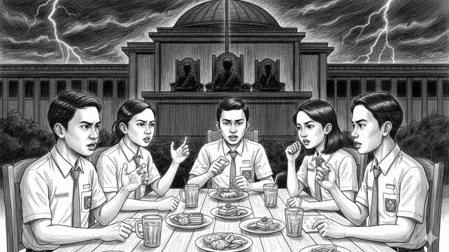 CERPEN: Catatan Krisis Demokrasi Negeri Konoha di Meja Kantin