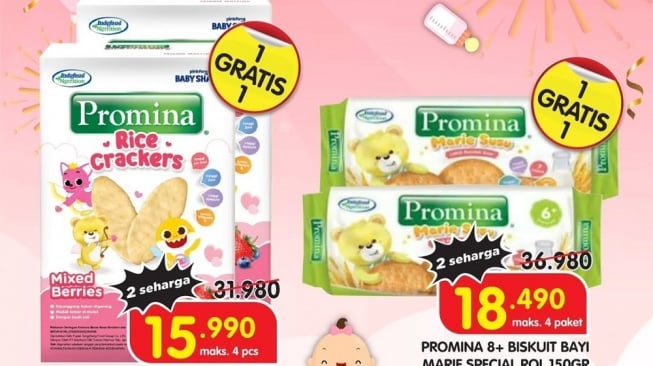 Serbu Promo 12.12 Superindo, Stok Camilan Bayi Buy 1 Get 1 Cuma Hari Ini