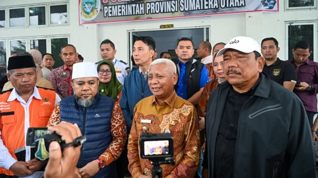 Wagub Sumut Apresiasi Bantuan Korban Banjir dan Longsor dari Pemprov Bengkulu