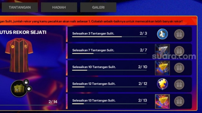 Event Pemutus Rekor FC Mobile. (Suara.com/ Rezza Rachmanta)