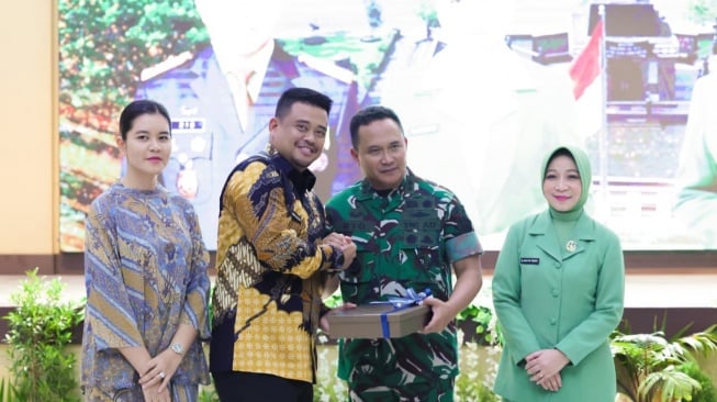 Gubernur Bobby Nasution Lepas Sambut Pangdam, Sumut Solid Atasi Bencana