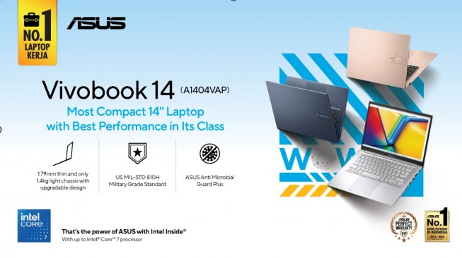 ASUS Vivobook 14 A1404VAP. [Asus Indonesia]