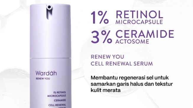 Serum Wardah untuk menghilangkan flek hitam dan kerutan. (Shopee)