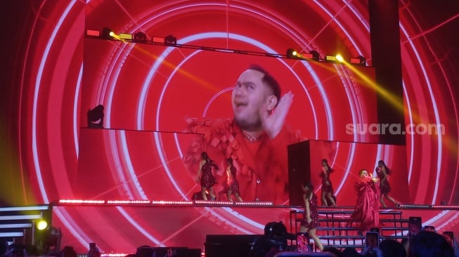 Nassar di Trans Studio Cibubur, Jakarta Timur, pada Minggu, 14 Desember 2025. [Suara.com/Tiara Rosana]