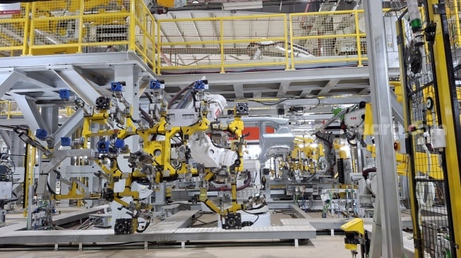 Pabrik Vinfast di Subang, Jawa Barat diresmikan pada Senin (15/12/2025). [Suara.com/Michele Alessandra]