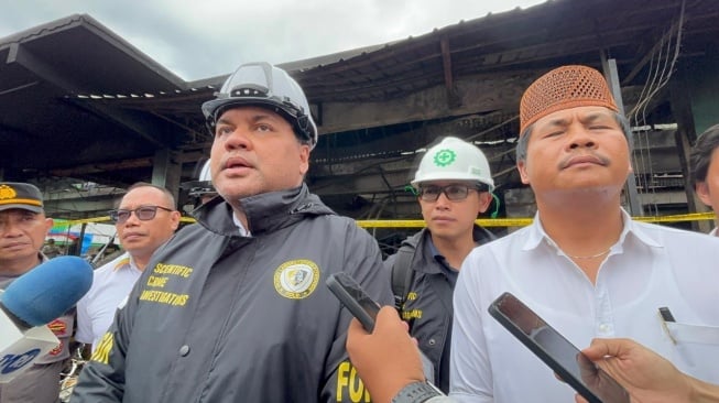 Tim Forensik Polri Sita Barang Bukti Kebakaran Pasar Induk Kramat Jati, Termasuk CCTV