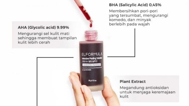 Elformula Intensive Peeling Solutio (Shopee/BEAUTYHAUL Official Shop)